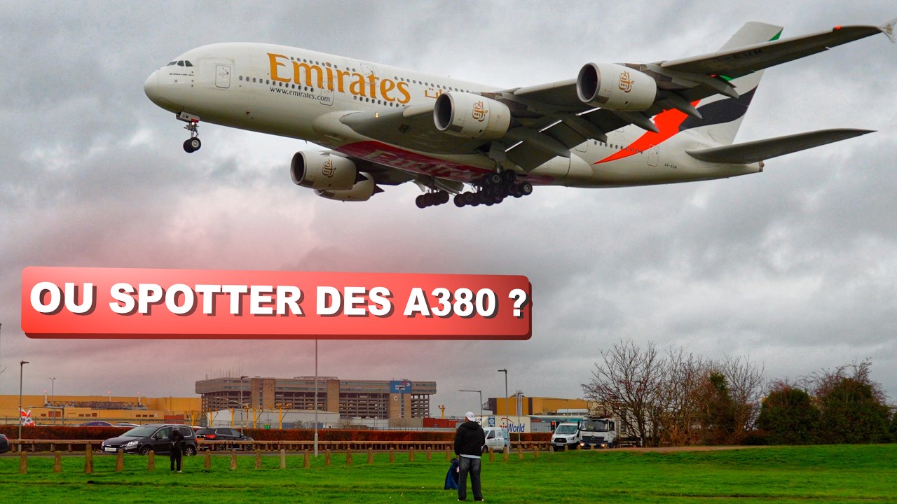 Le SEUL endroit pour SPOTTER à Heathrow ! Tour des aéroports Ep 2