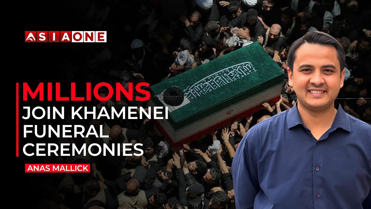 Millions Join Khamenei Funeral Ceremonies |Anas Mallick | Asia One News