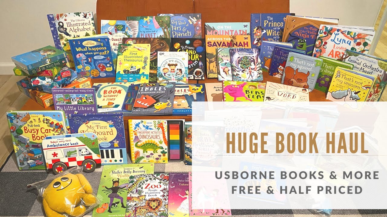 HUGE BOOK HAUL | Usborne Books & More | Flip Through