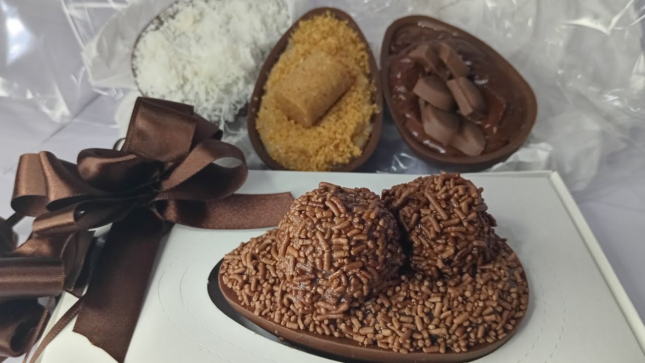 Ovo de Páscoa  de colher  Perfeito 🍫 Recheio  de Amendoim  cremoso  + ideias  para vender!
