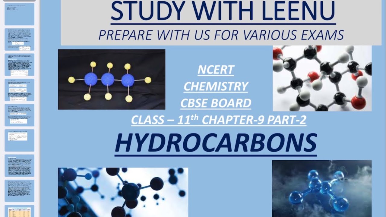 NCERT CLASS 11 HYDROCARBONS | PART-2 | ALKANES PREPARATION | #cbse #neet @Studywithleenu SUBSCRIBE 👍