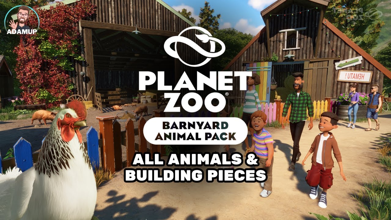 Planet Zoo Barnyard Pack - All Animals and Construction Pieces. FIRST LOOK