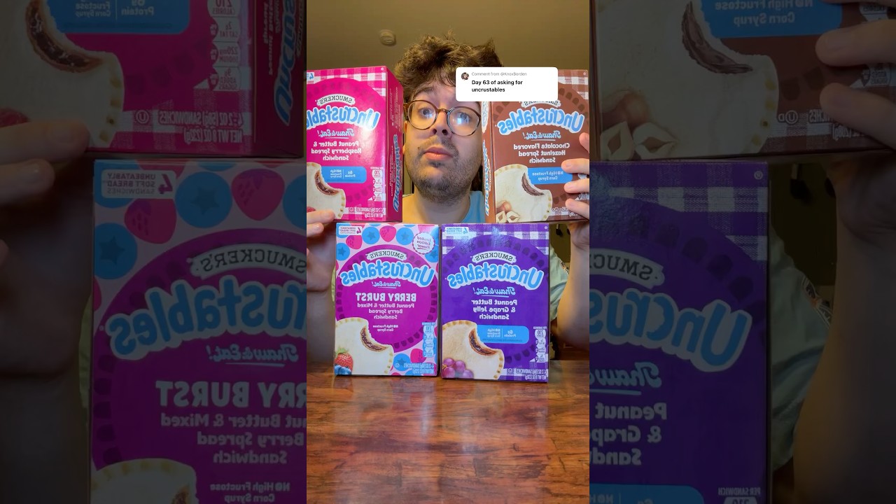 Uncrustables #шорты #длявас #еда #fyp #лайк #комментарий #подписка #youtube #youtubeshorts #обзор