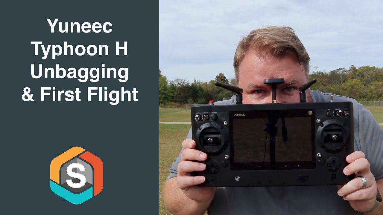Yuneec Typhoon H - Unbagging & First Flight