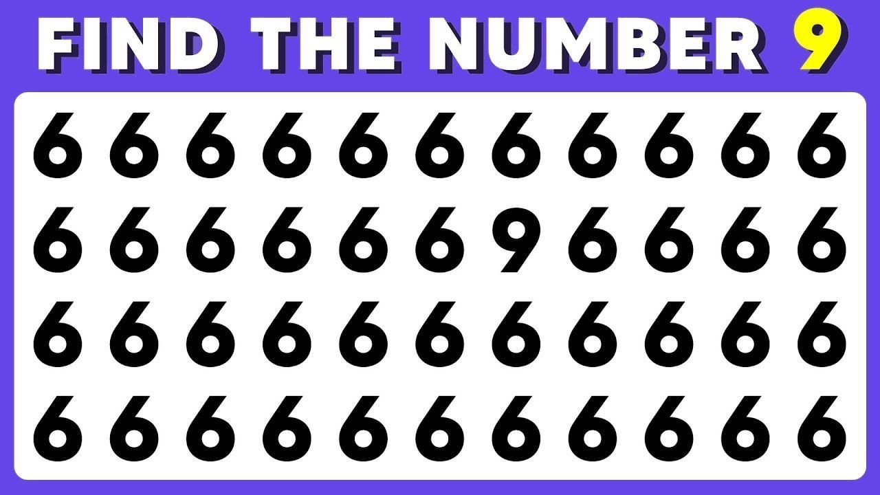 🔎Find the ODD One Out - Numbers and Letters Edition ✅ Easy, Medium, Hard