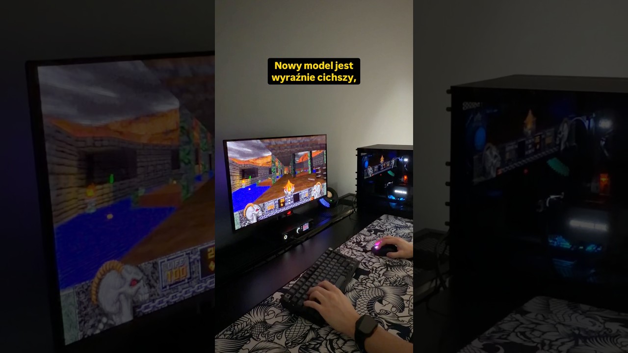 Takiego efektu wymiany coolera się nie spodziewałem 🧐 #komputergamingowy #noctua #chłodzenie