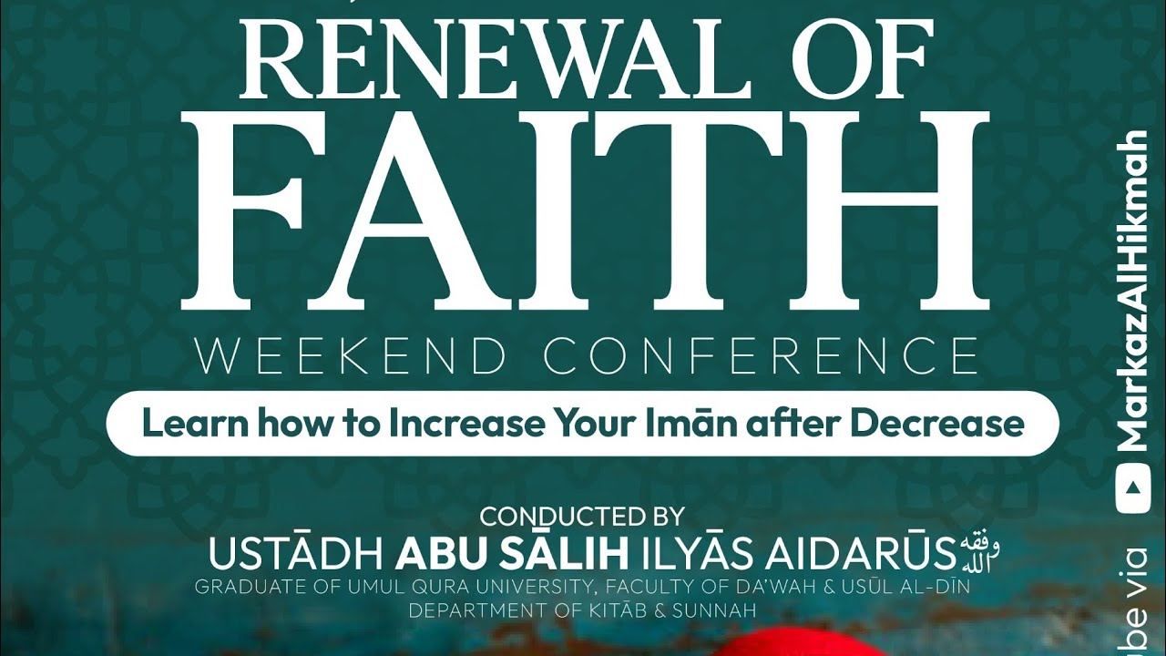Renewal of Faith Conference @ Masjid Ibrahim - PT 2