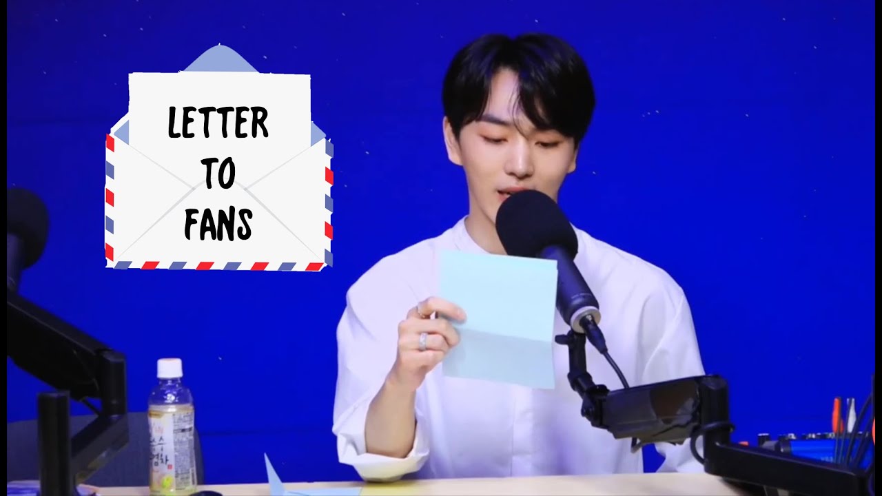 PENTAGON Kino cry reading letter to KiSing Booth fans (ENG SUB)