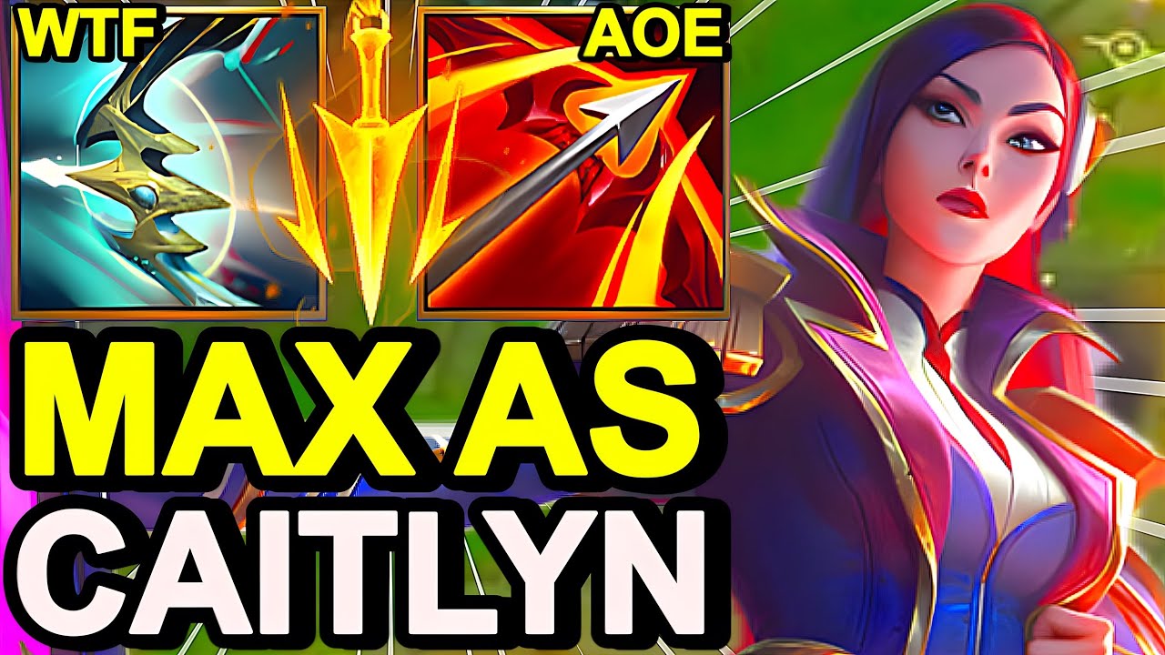 Wild Rift China Caitlyn Adc - NEW ATTACK SPEED CAITLYN BUILD RUNES - Battle Academia Caitlyn Skin