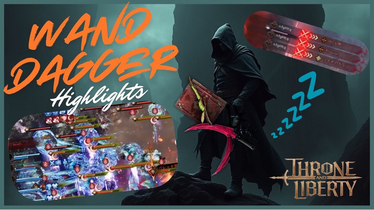 Throne and Liberty PvP - Wand Dagger GvG / Smallscale Highlights | HUGE SLEEPBOMBS CHAOS AND FIGHTS!