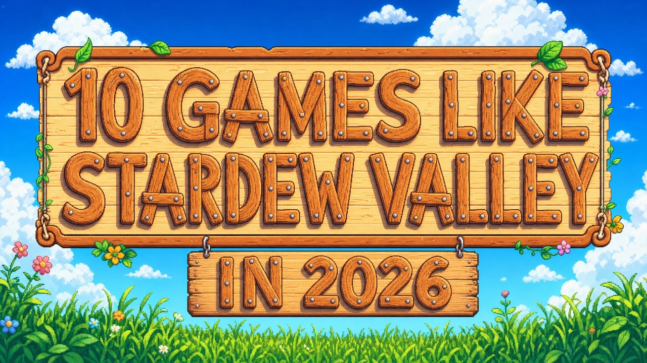 10 GAMES like STARDEW VALLEY in 2026