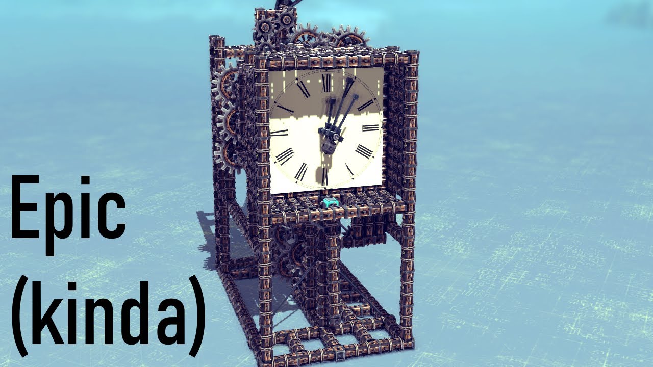 Making a Grandfather Clock in Besiege
