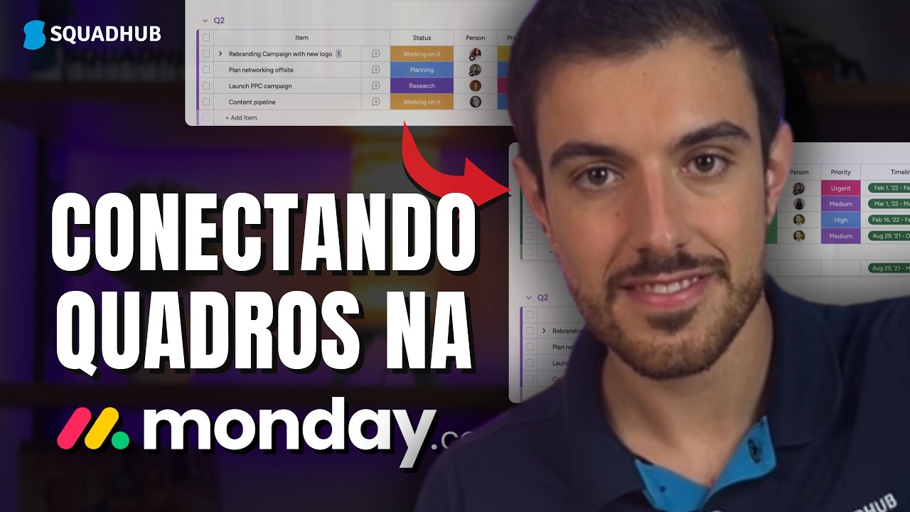 Como conectar Quadros na Monday.com | Guia Prático