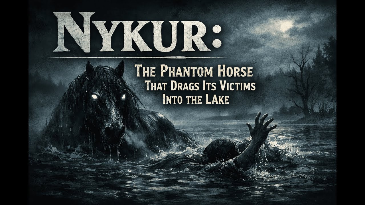 Nykur: The Phantom Horse That Drags Its Victims Into the Lake