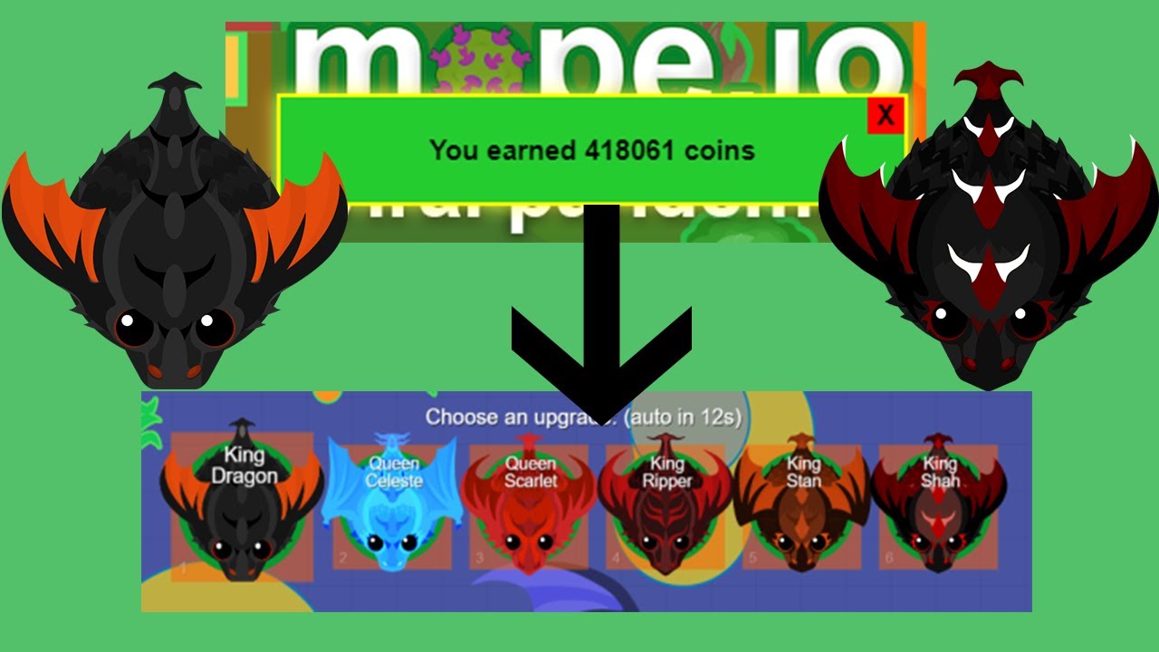 【mope io】I EARNED 41W COINS TO BUY ALL KD SKINS | PLAY KING SHAH TROLL