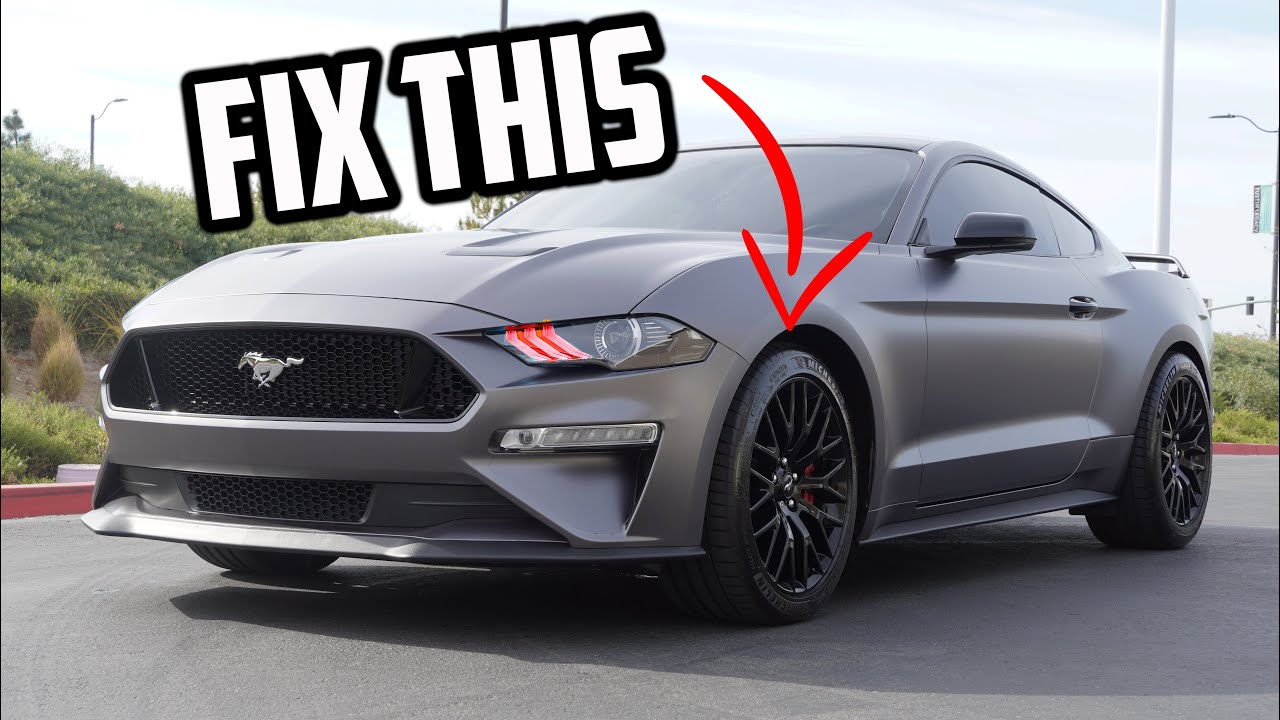This $50 MOD will FIX your Mustang's TERRIBLE Stock Wheel Fitment!