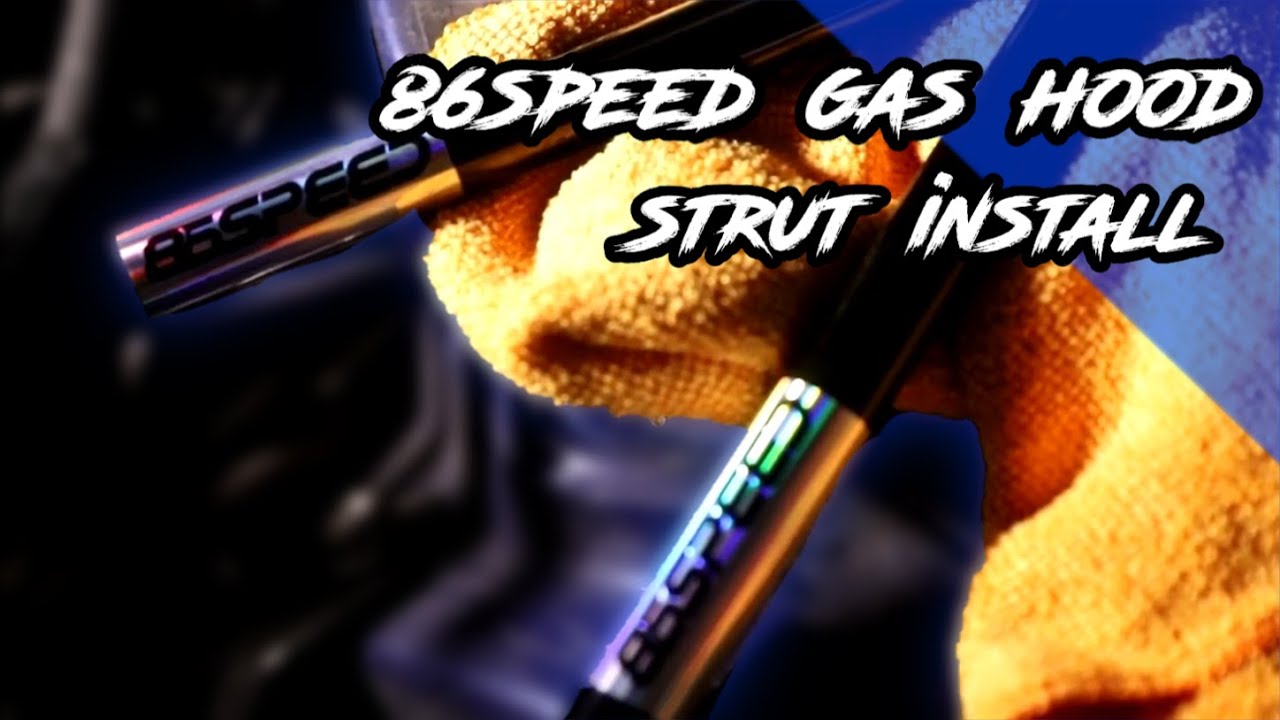 BRZ/FRS/GT86 86SPEED Gas Hood Strut Install