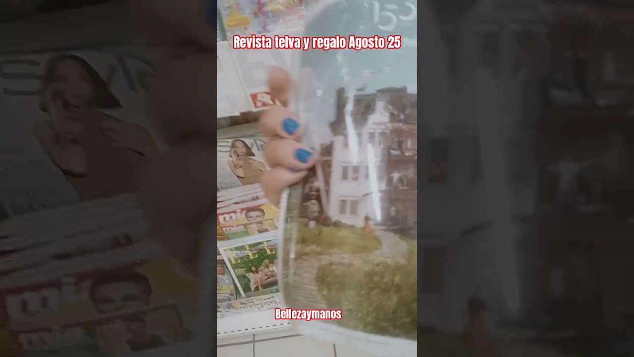 Revista y Regalo Telva Agosto 2025#revista#beauty
