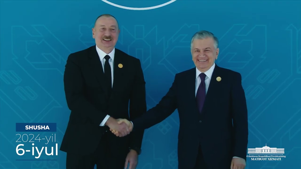 Prezident Shavkat Mirziyoyevning Shushaga tashrifi