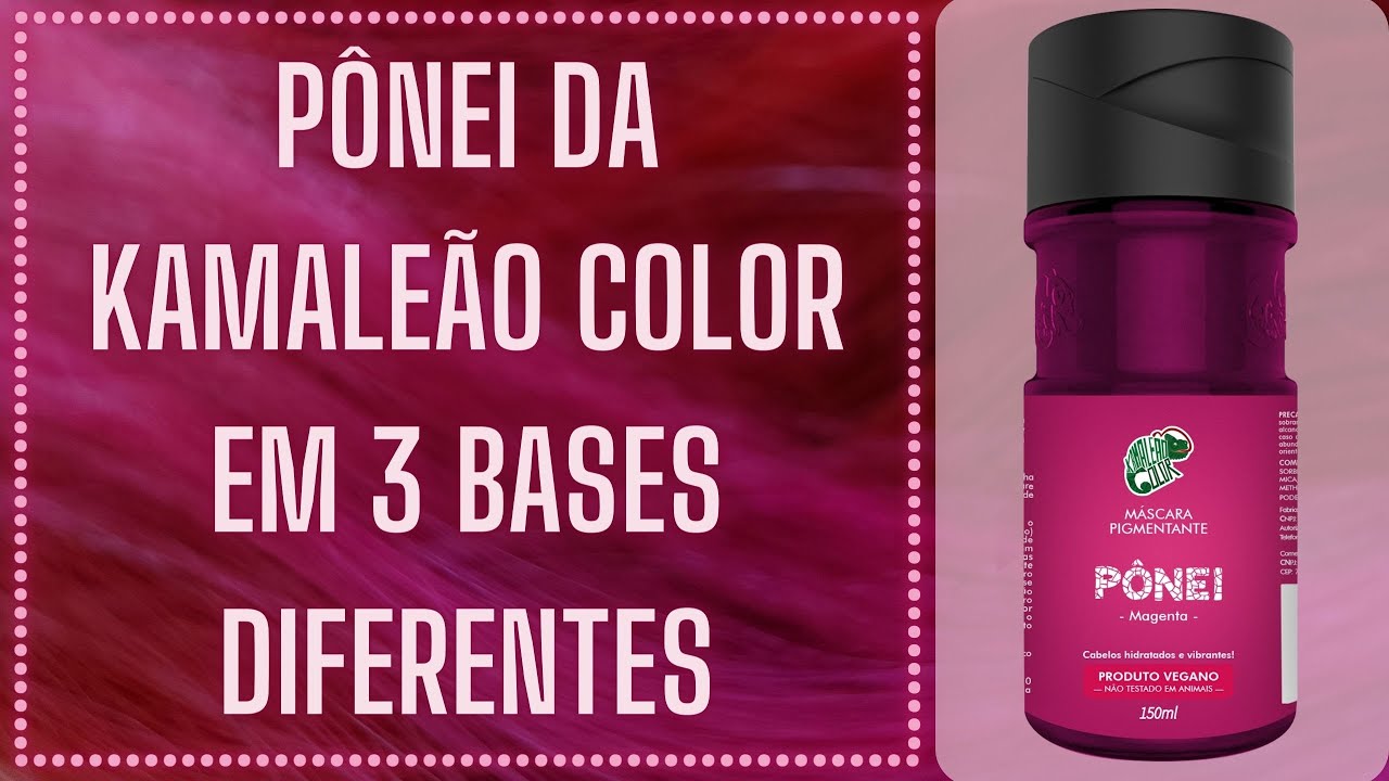 Pônei da Kamaleão Color em 3 bases diferentes!