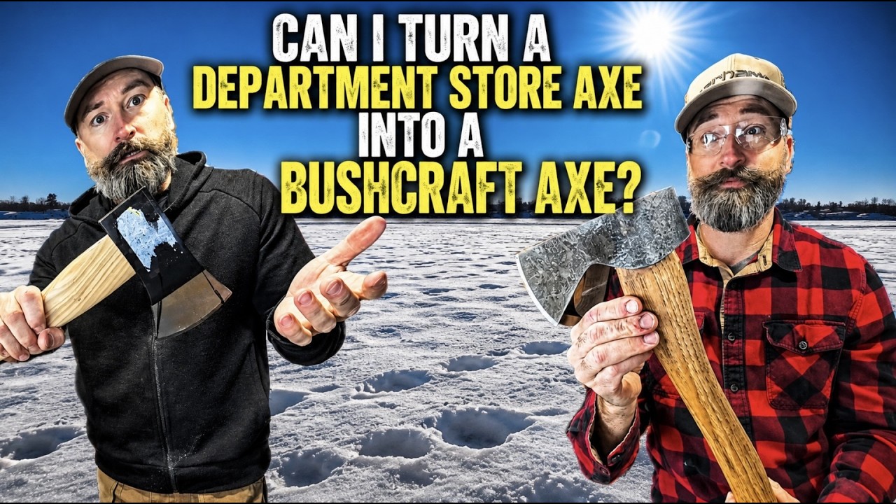 Can I turn a department store axe into a Bushcraft axe?