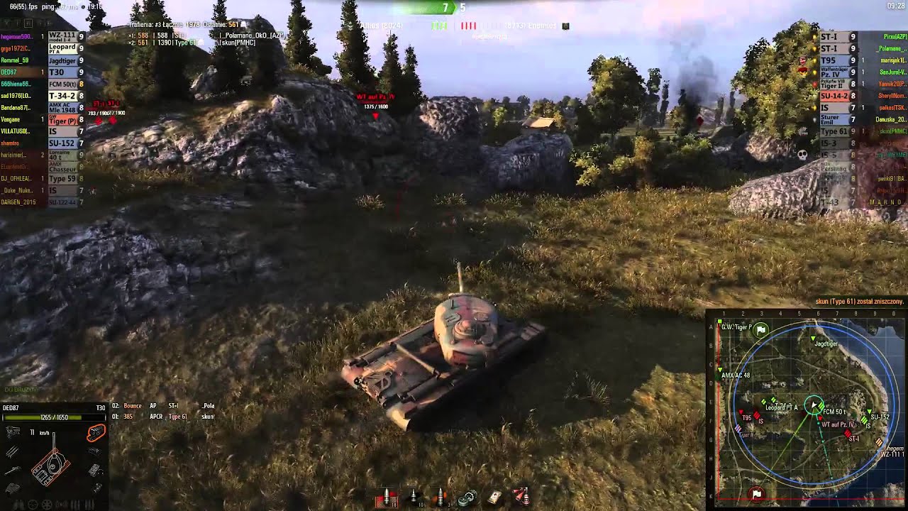 DED i Hege VS Oko i Pirx - T30 w WoT