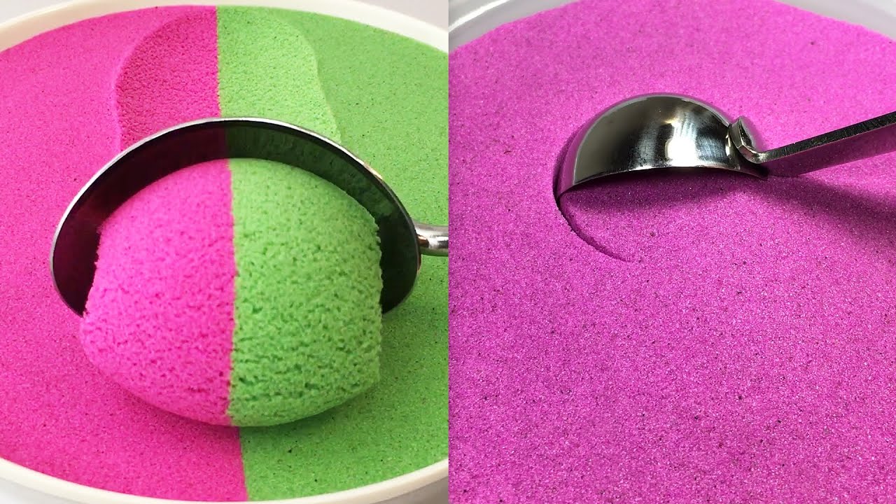Very Satisfying and Relaxing Compilation 160 Kinetic Sand ASMR