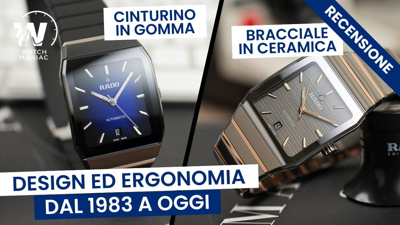 Rado Anatom: ergonomia, design e tecnica, ora anche con bracciale in ceramica