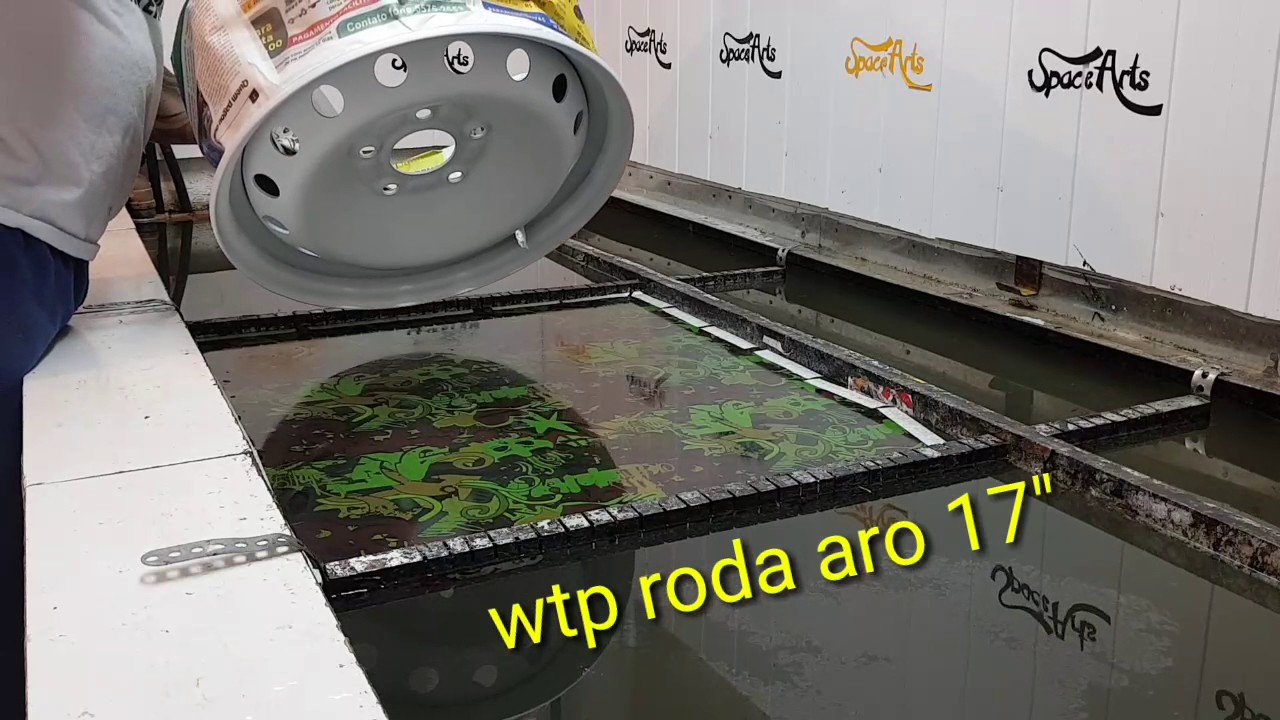 Pintura Hidrográfica - WTP RODAS DE FERRO E VERNIZ PEROLA