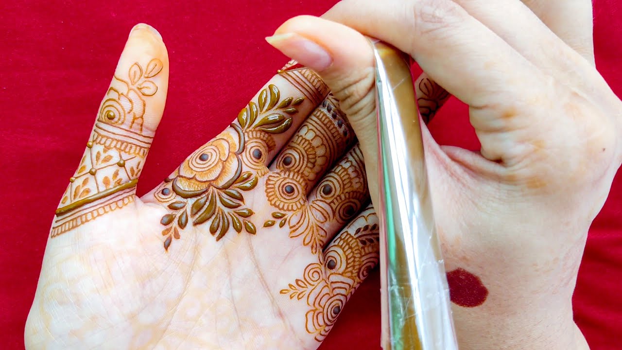 My Eid Henna || Simple & Elegant Eid Henna Design || Meher's Henna