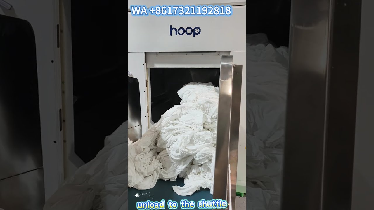 Hoop tunnel washer, tunnel system, batch washer