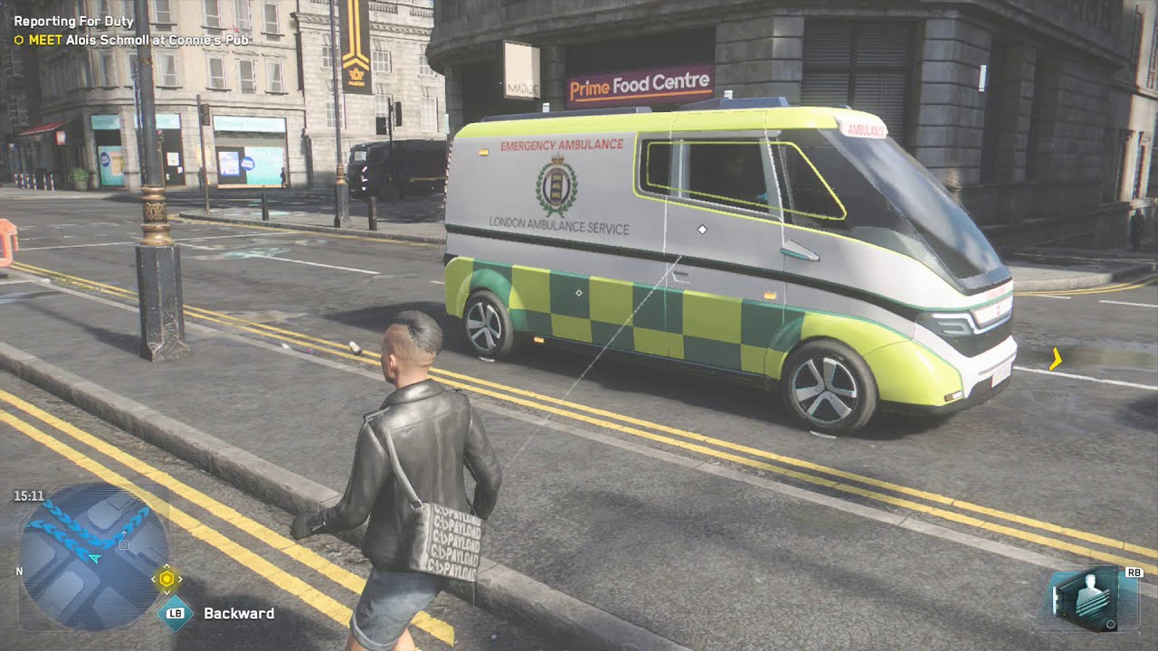 Watch Dogs Legion - Driving London Ambulance Car Gameplay Review!