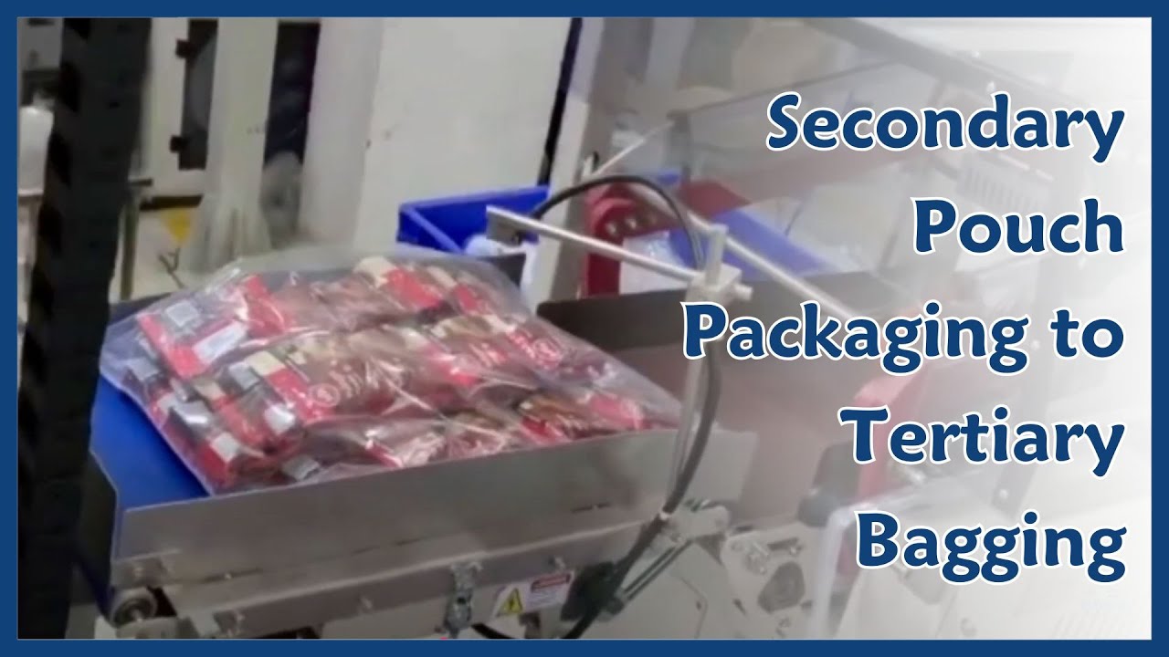 Automatic Bagging Machine: Secondary Pouch Packaging to Tertiary Bagging