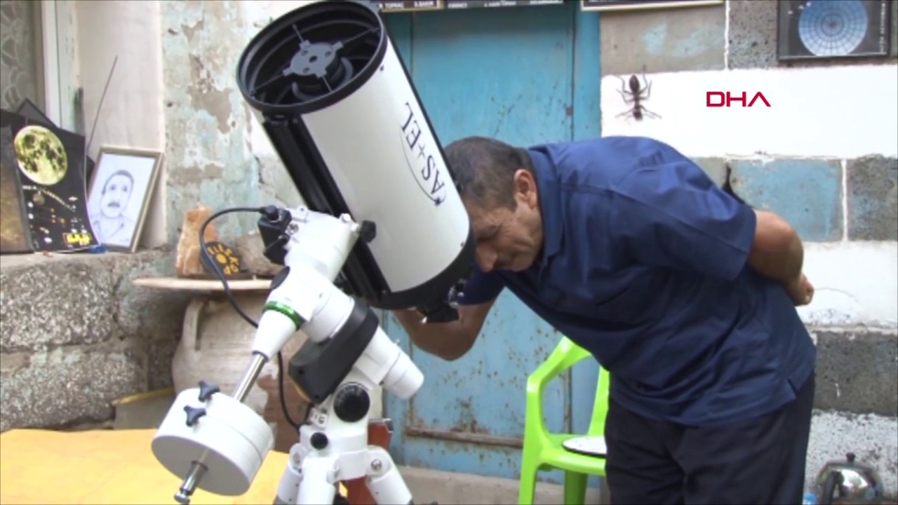 Diyarbakır'ın astronumu teleskopuna kavuştu