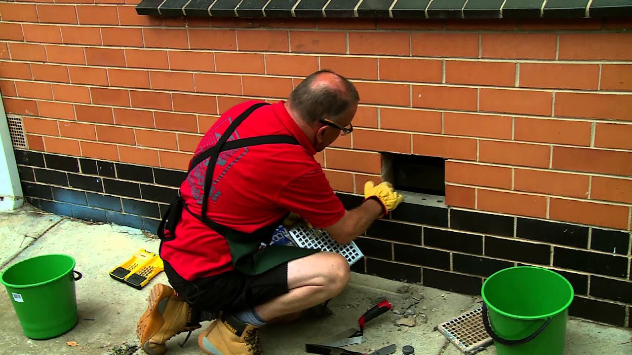 How to Replace a Brick Wall Vent - DIY at Bunnings