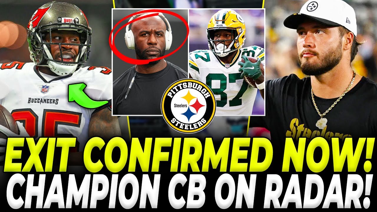 🚨⚠️ BAD NEWS! STEELERS ASSISTANT COACH LEAVES THE TEAM WHILE A CHAMPION CB EMERGES NOW!!