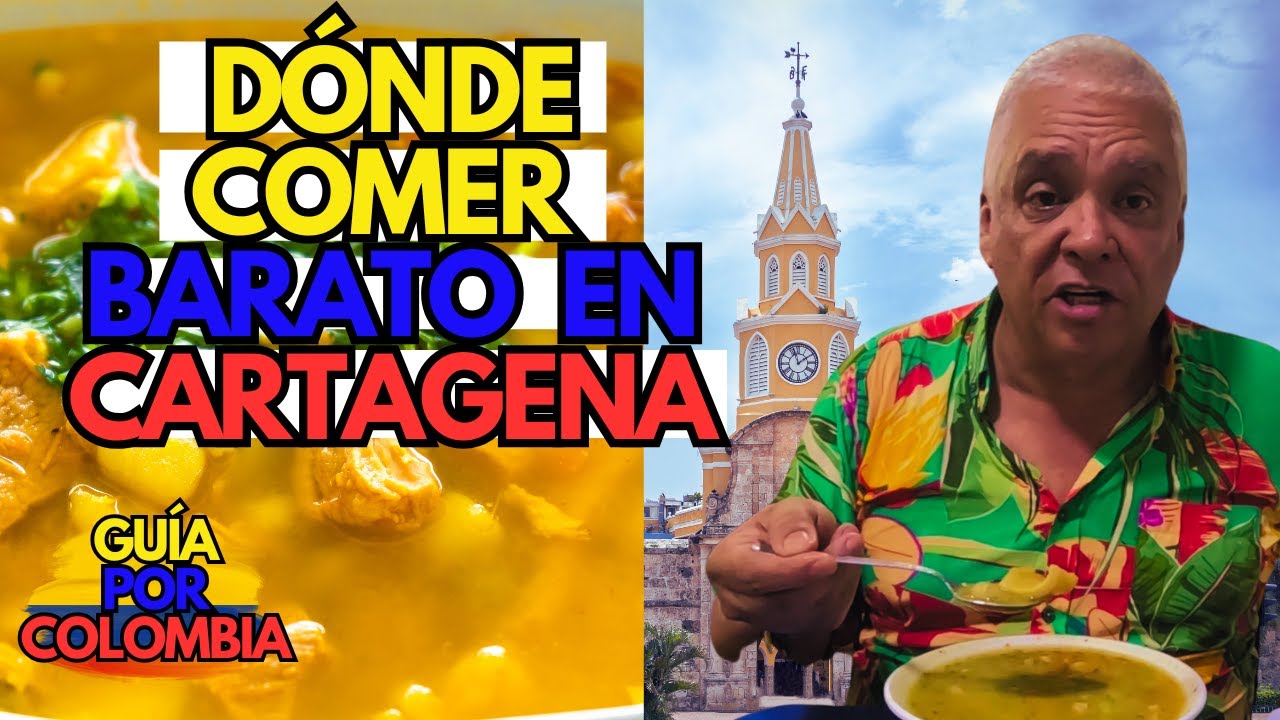 Cartagena - Colombia | Dónde comer BARATO | Comida Colombiana | Restaurante Sabor Tropical.