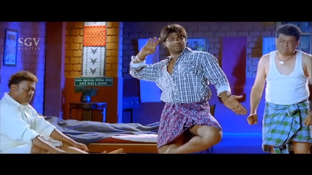 Duniya Vijay & Sadhu Kokila Back to Back Comedy Scenes - Kannada Movie Kanteerava