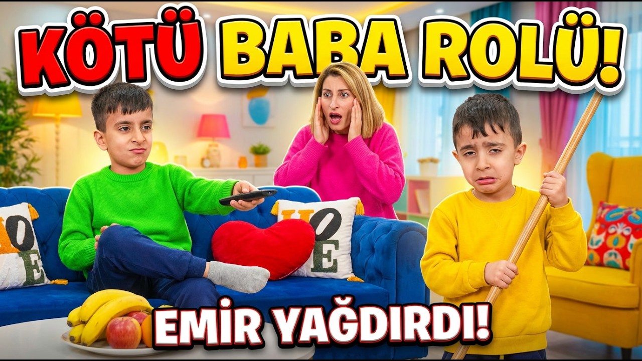 CENGİZ'DEN KAÇIŞ! 🏃‍♂️💨 Kötü Baba Bizi Odaya Kilitledi!