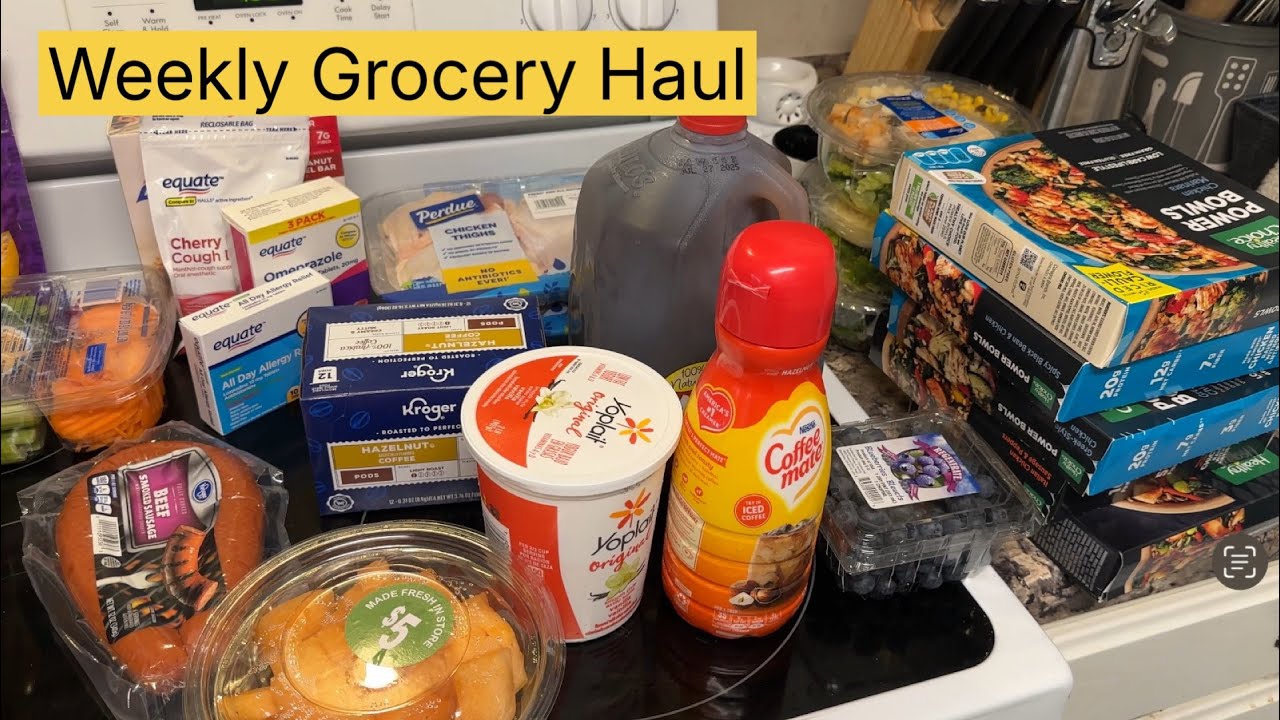 Retiree’s Groceries For The Week Kroger + Coupons + WalMart