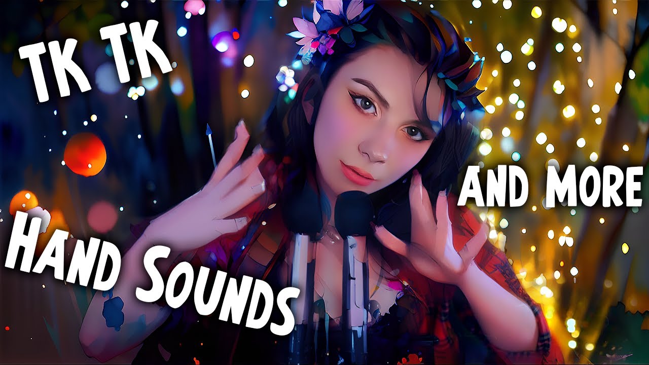 ASMR TK TK, Hand Sounds, Breathing, Hand Movements and Tongue Clicking💎 No Talking