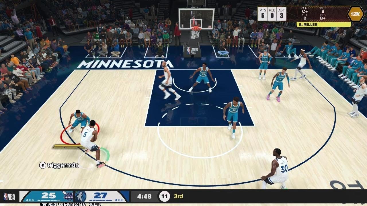 NBA 2K26_hornets vs wolves player quit