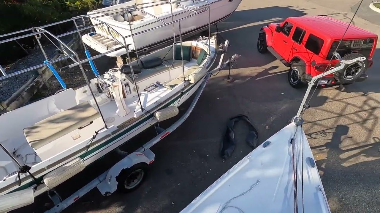Seascape 24 Singlehanded A Frame Mast Lowering