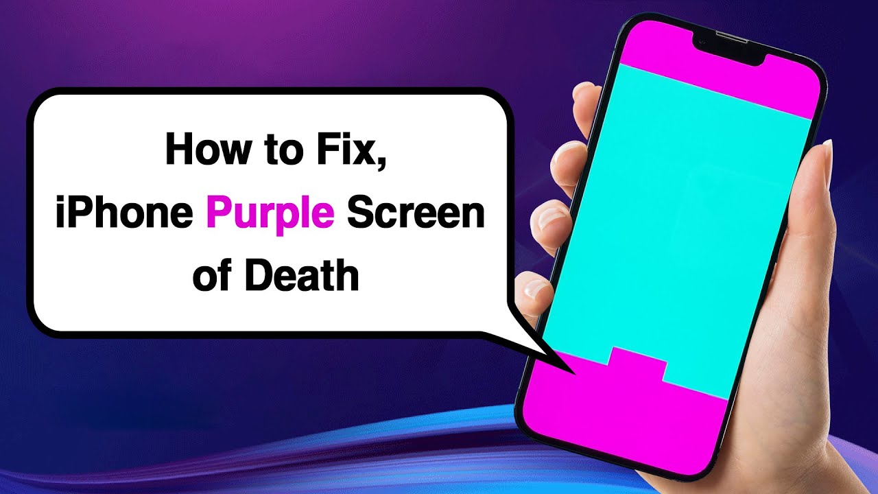 How to Fix iPhone Purple (or Pink) Screen of Death: Hardware Solutions