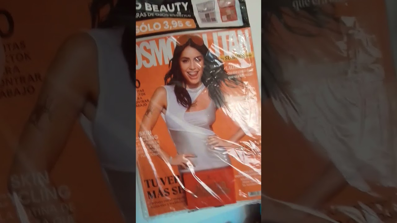 La revista Cosmopolitan España julio-agosto + regalo paleta Essence para el verano! 🏝️🏖️🌊