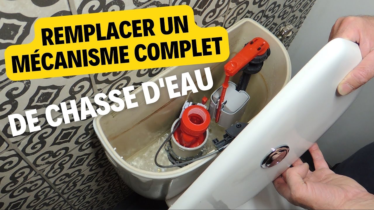Comment remplacer une chasse d'eau ou mécanisme de WC – Tutoriel plomberie facile