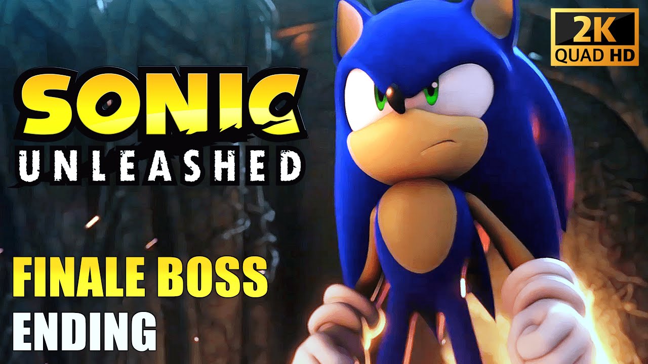 Sonic Unleashed - Dark Gaia Final Boss Fight & Ending [Xenia 1440p 60FPS]