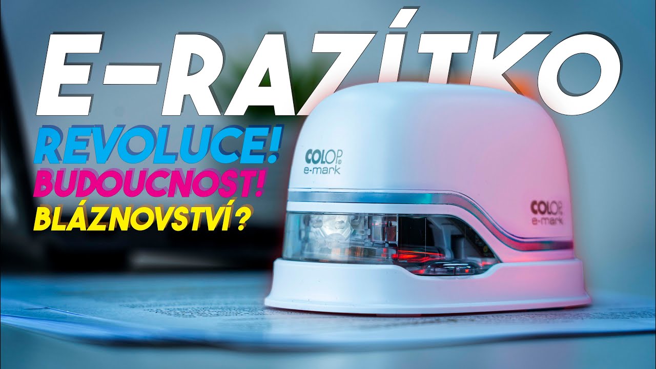 Chytré barevné razítko COLOP E-Mark: Revoluce a nebo bláznovství? (RECENZE #1119)