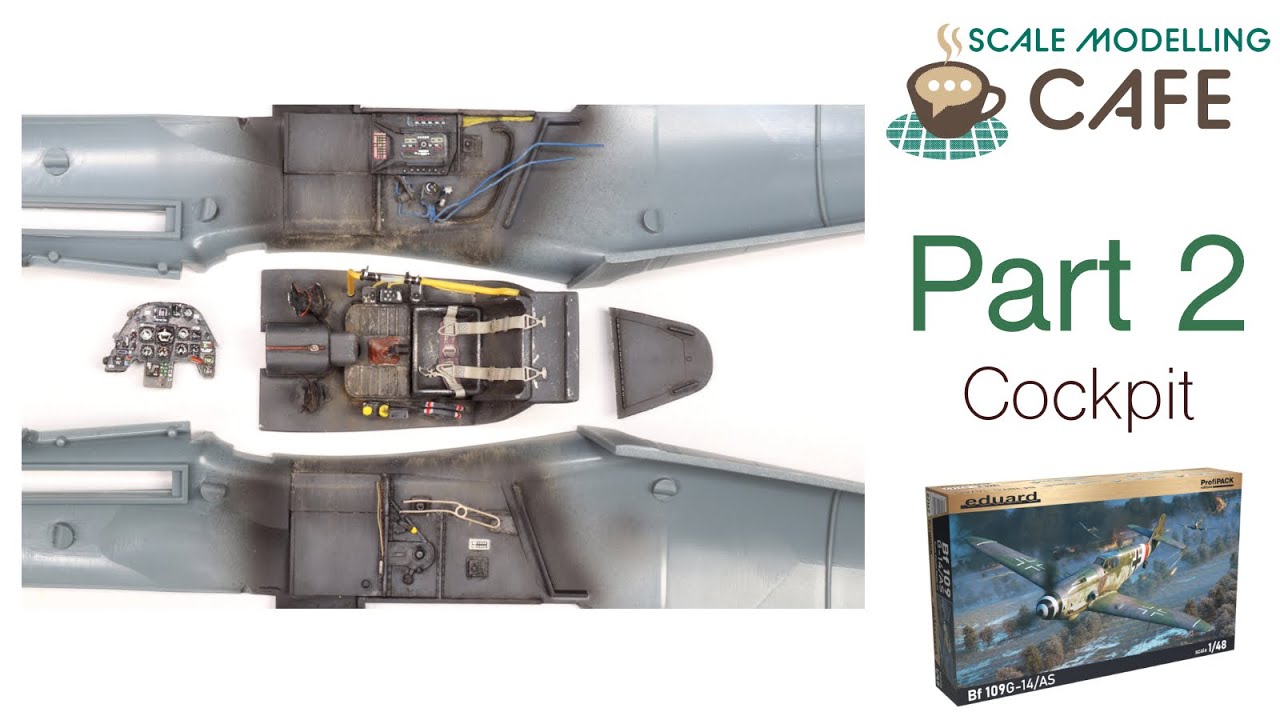 Eduard Messerschmitt Me 109G 14AS Part 2 cockpit