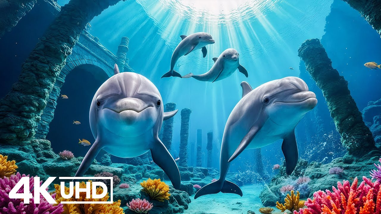 Удивительный океанский мир в формате 4K – откройте для себя красочных тропических рыбок 🐟 и спок...